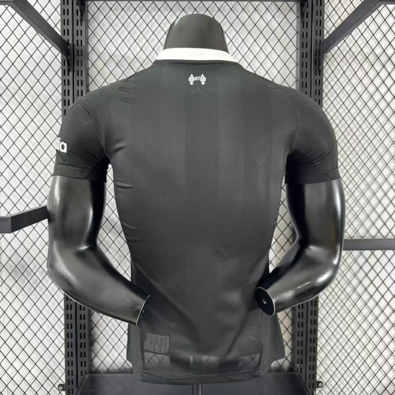 2025-26 Liverpool Black Goalkeeper Jersey - Player Version view 2