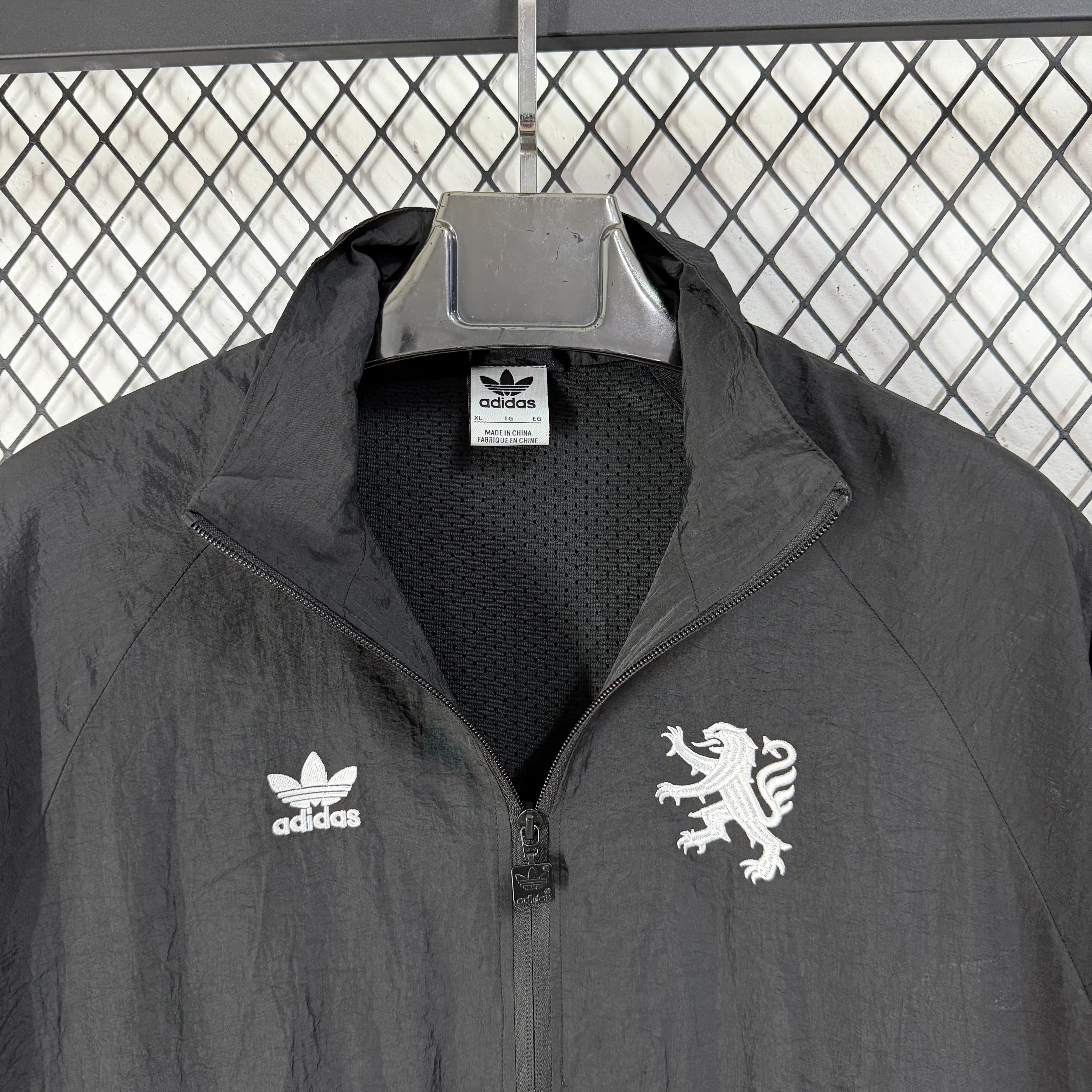 2026-27 Lyon Black Training & Casual Windbreaker view 5