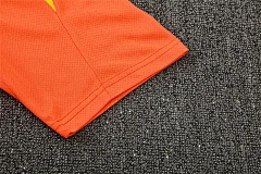 2025-26 Brazil Orange Short Sleeve Training Jersey view 5