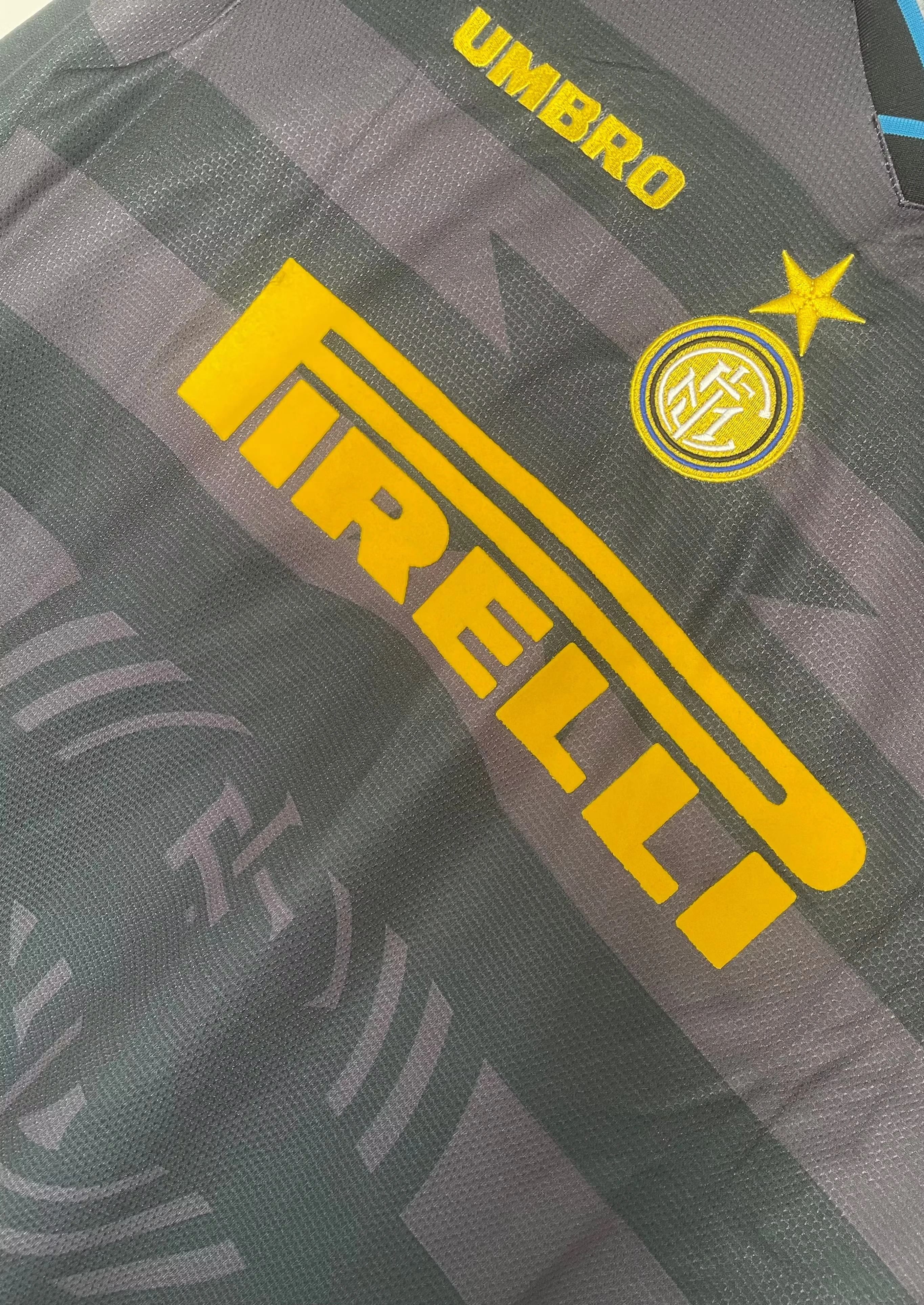 1997-98 Inter Milan Second Away Long Sleeve Retro Jersey view 5