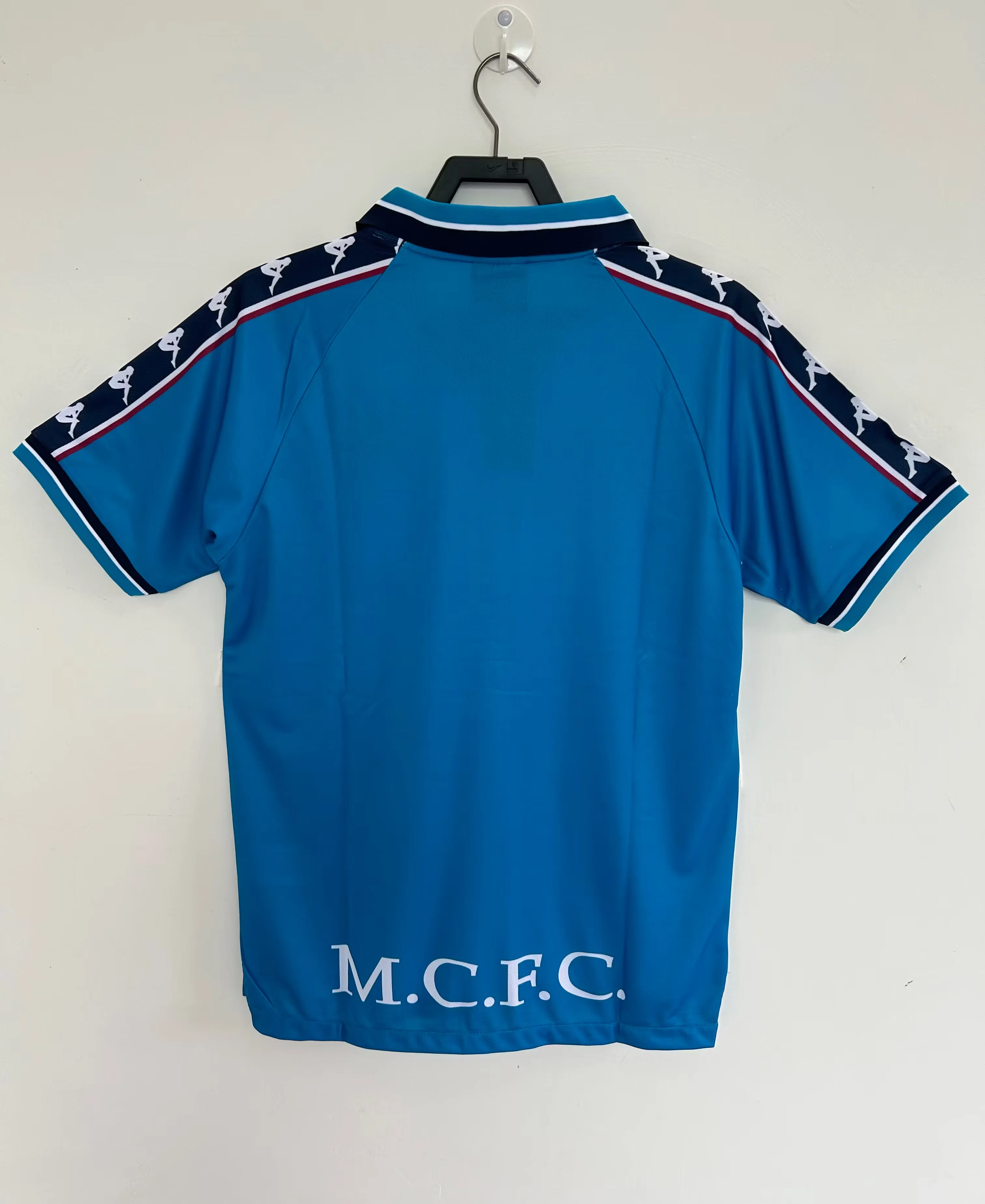 1997-98 Manchester City home retro jersey view 2