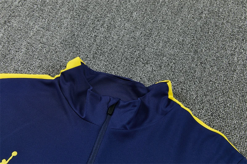 2026-27 Brazil Royal Blue Half-Zip Training Jersey view 8