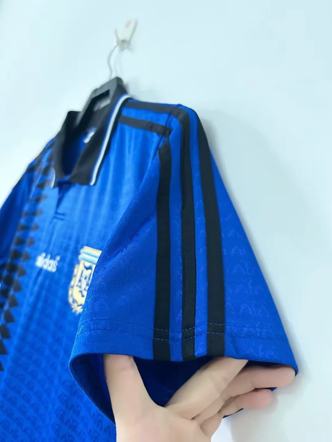 1994 Argentina Away Jacquard Retro Jersey view 6