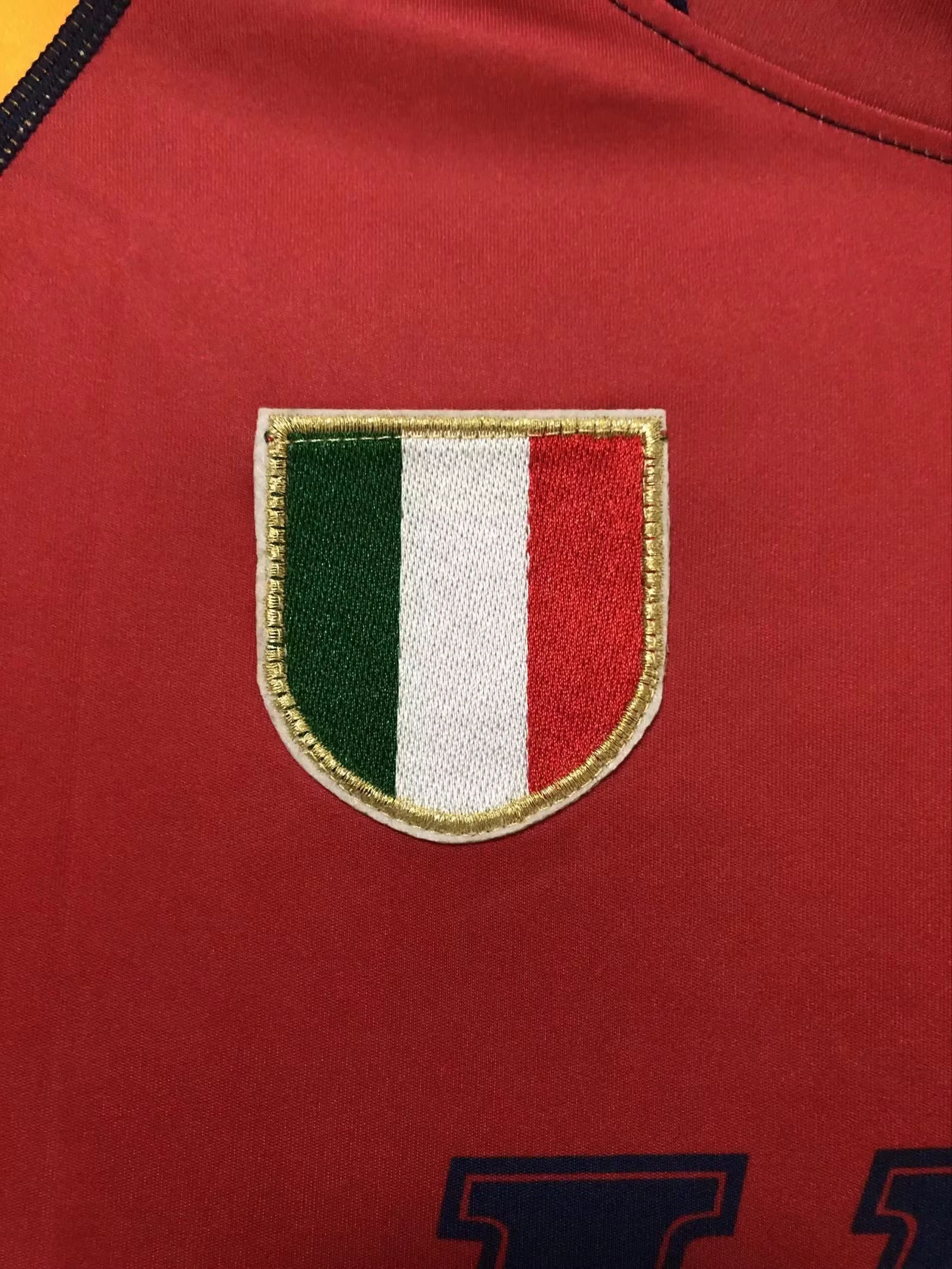 2000-01 Roma Home Retro Jersey view 9