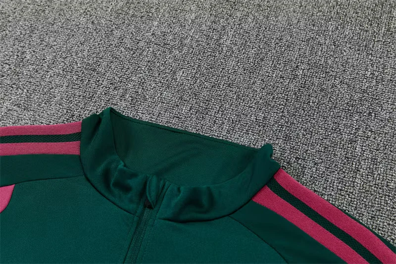 2026-27 Real Madrid Dark Green Half-Zip Training Jersey view 10