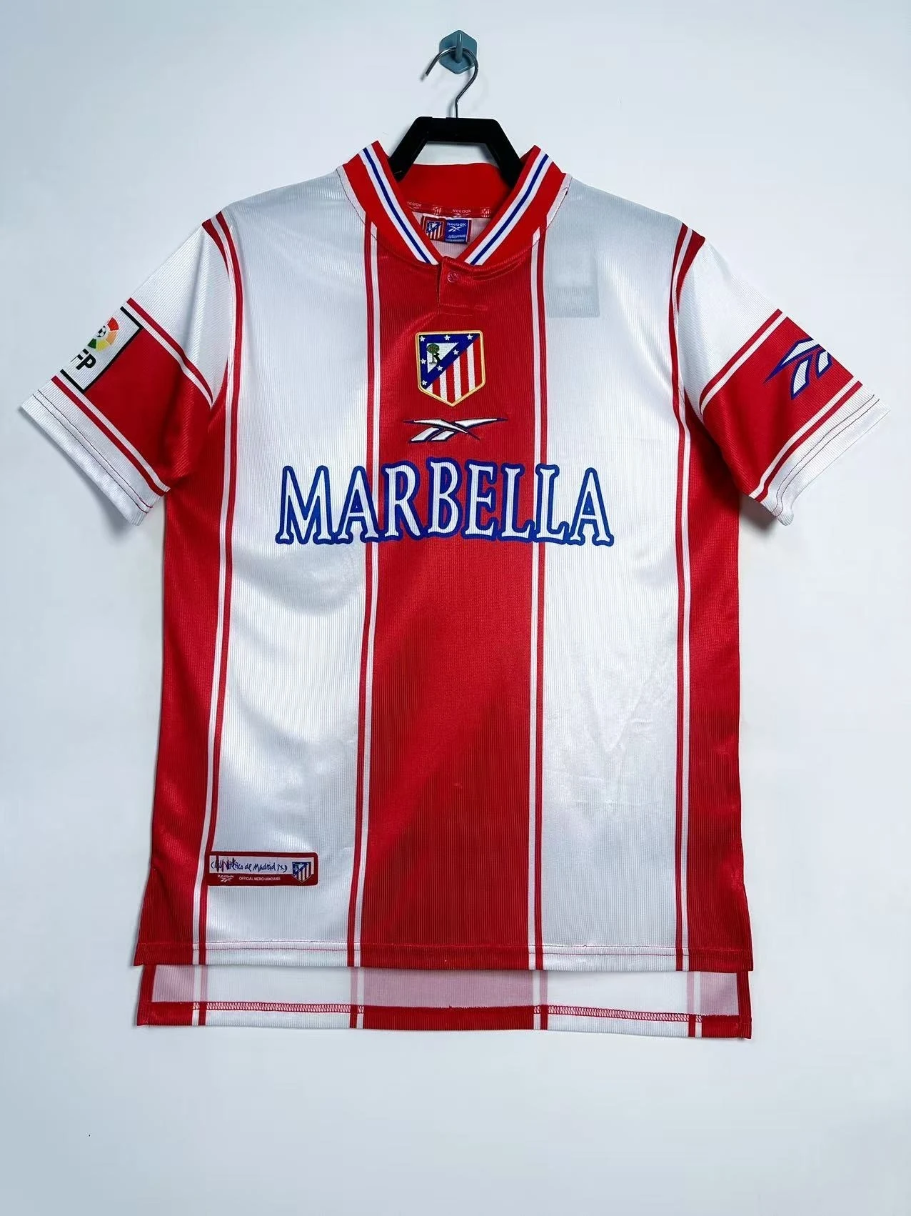 1999–00 Atlético Madrid Home Retro Jersey
