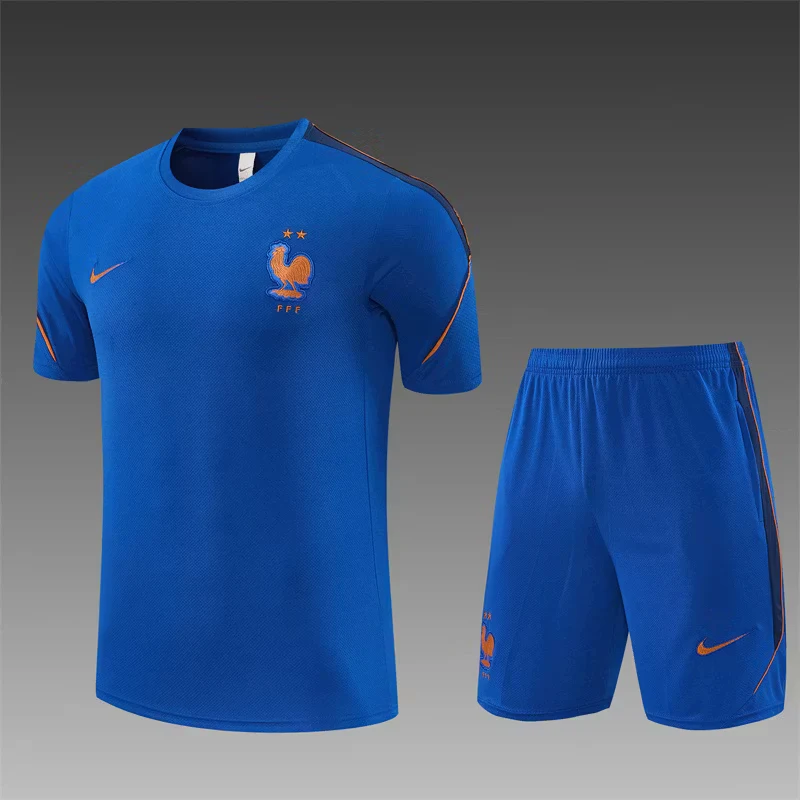 2026-27 France Blue Short-Sleeve Training Jersey