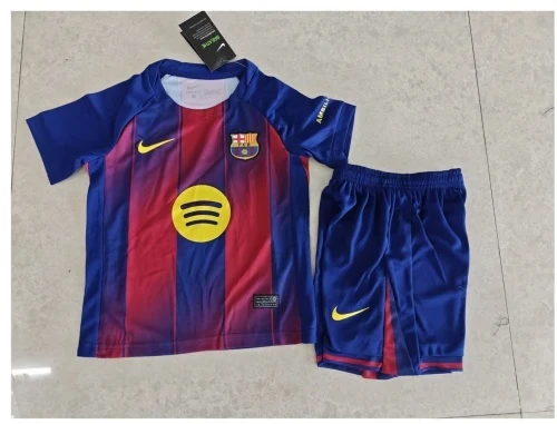 2025-26 Barcelona Home Jersey - Kids