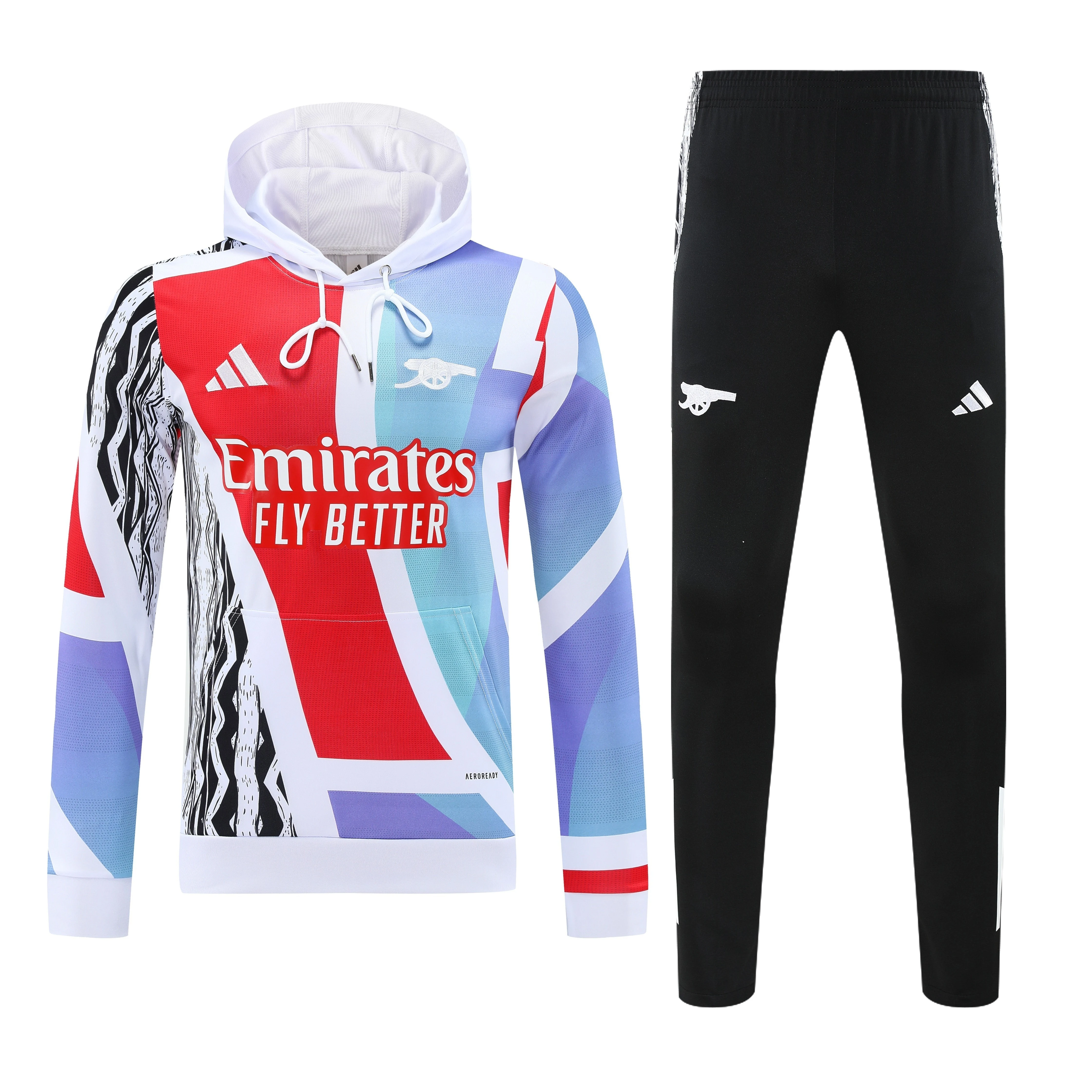 2025-26 Arsenal training kit hooded jersey view 18