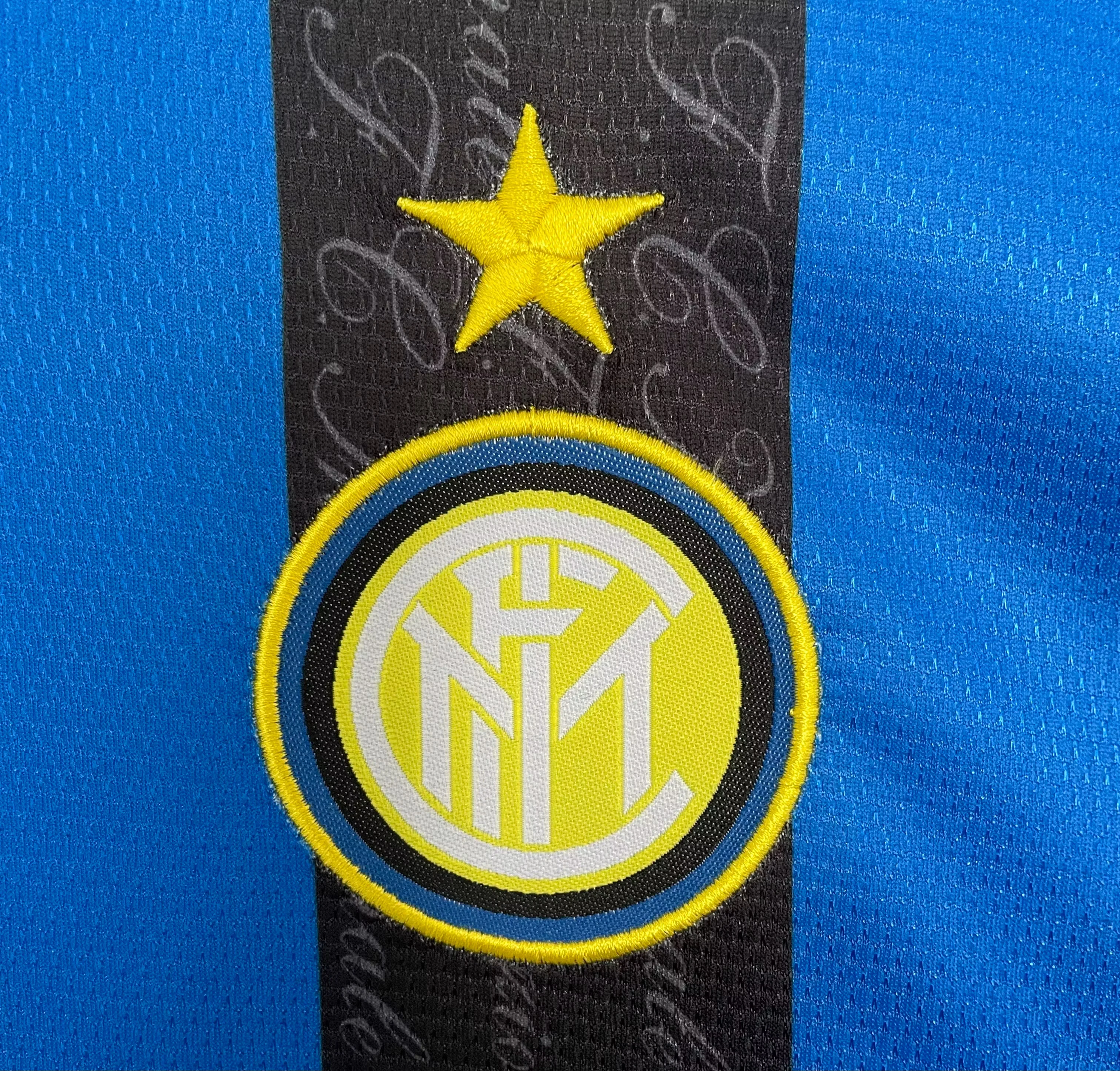 1997-98 Inter Milan Home Long Sleeve Retro Jersey view 6