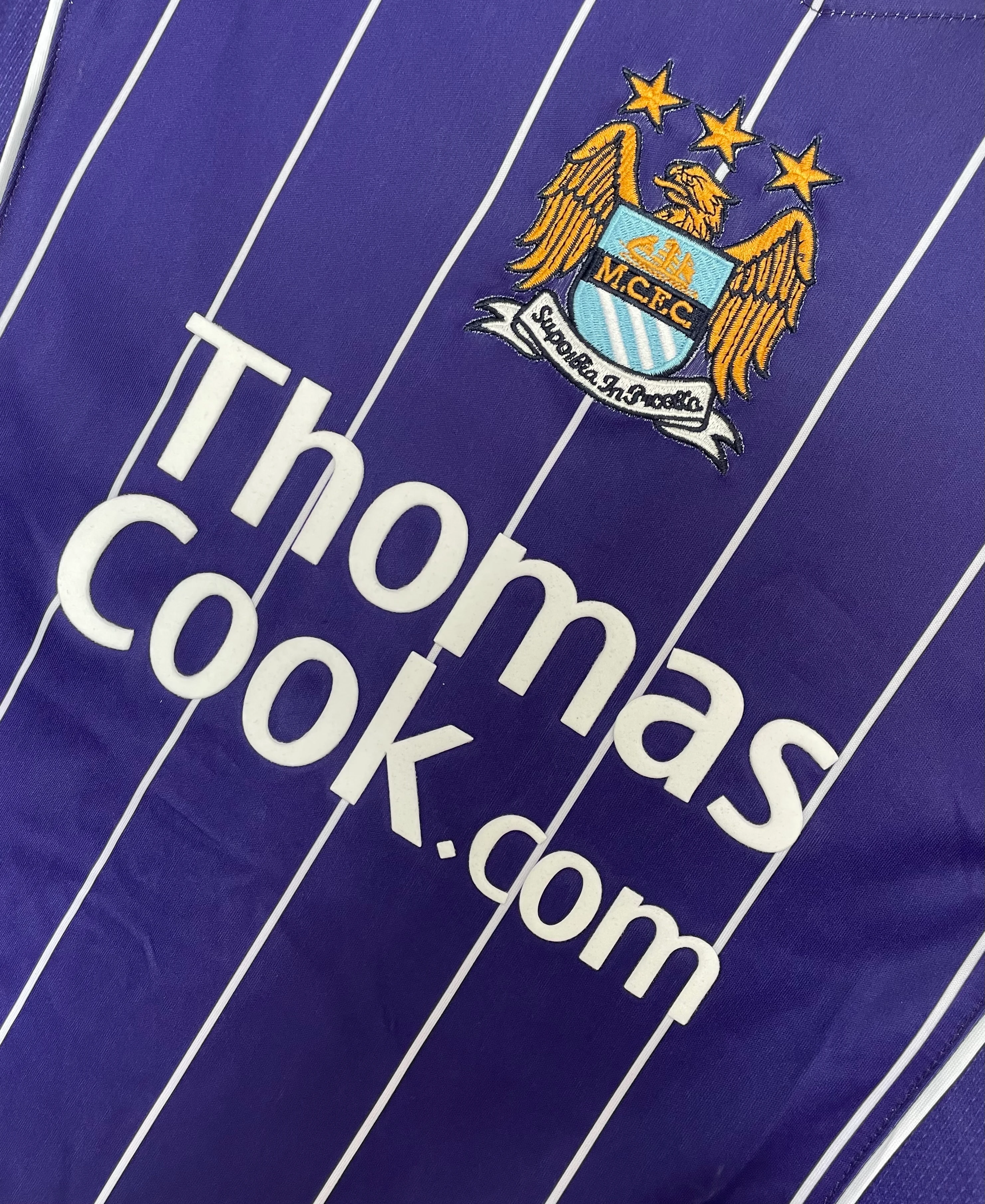 2007-08 Manchester City Away Retro Jersey view 5