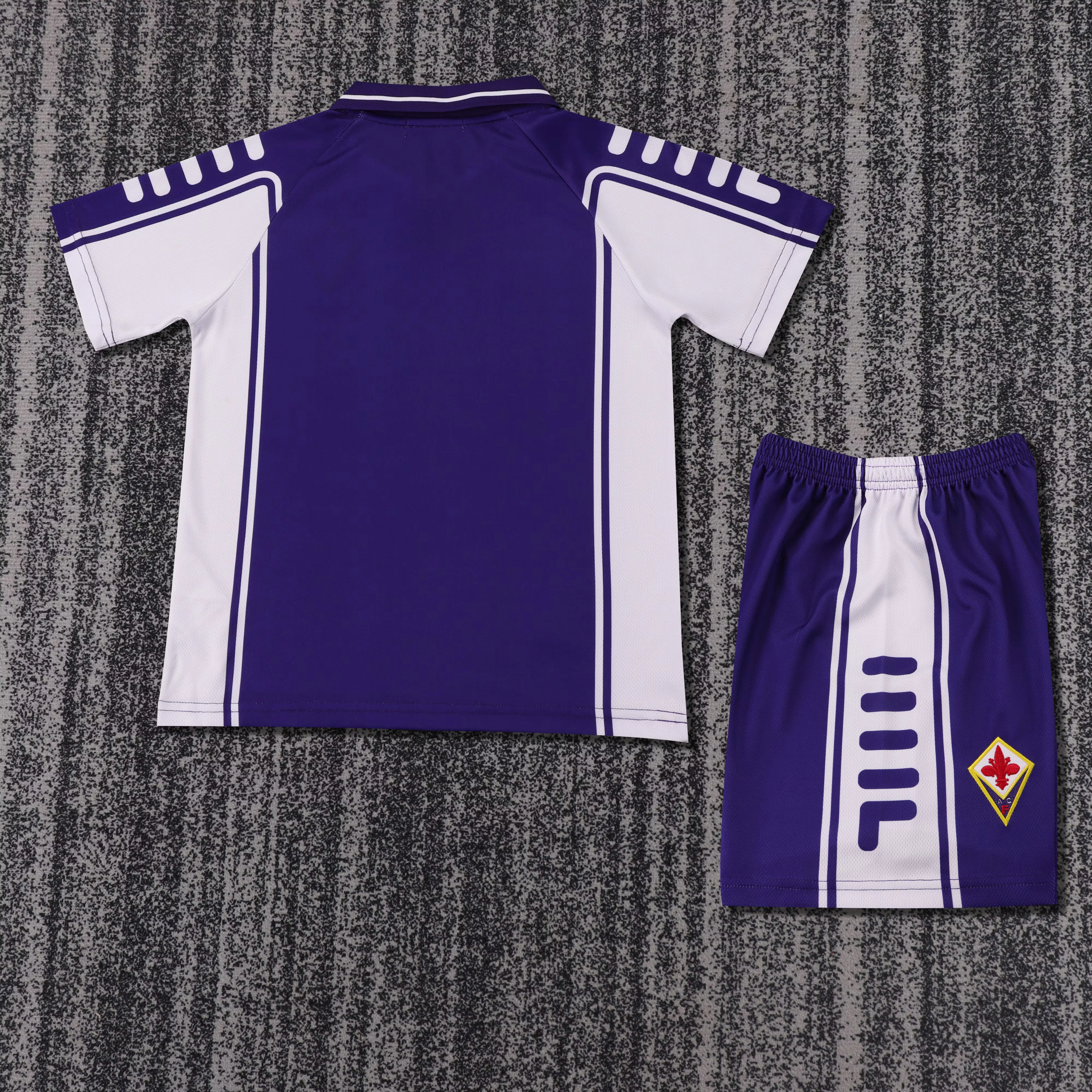 1999-00 Fiorentina Home Retro Shirt - Kids view 2
