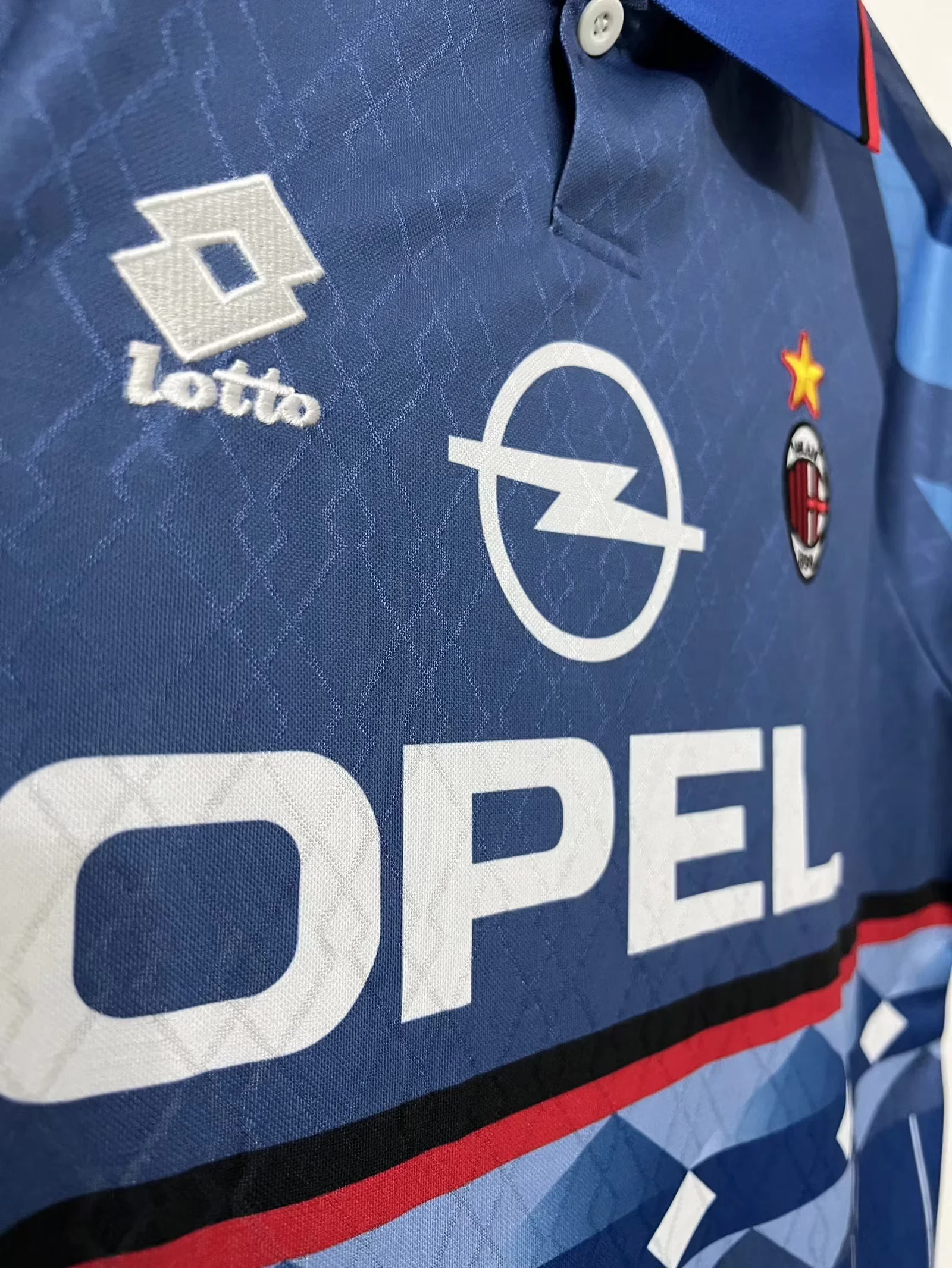 1995-96 AC Away Retro Jersey view 3