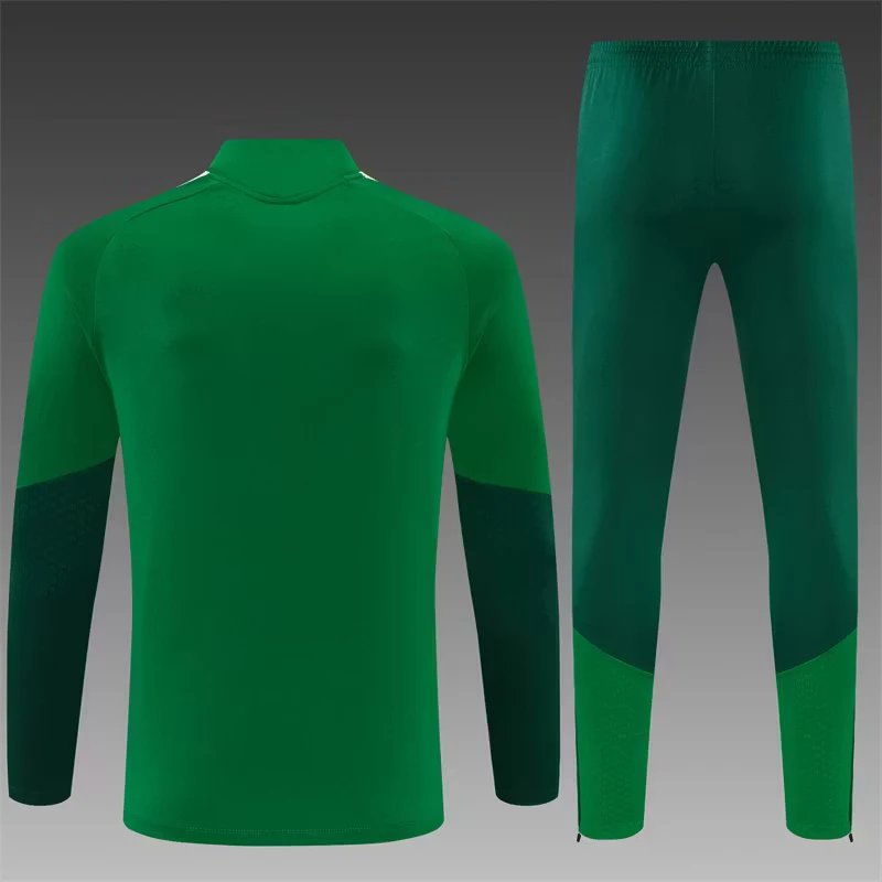2026-27 Algeria Green Half-Zip Training Jersey view 2