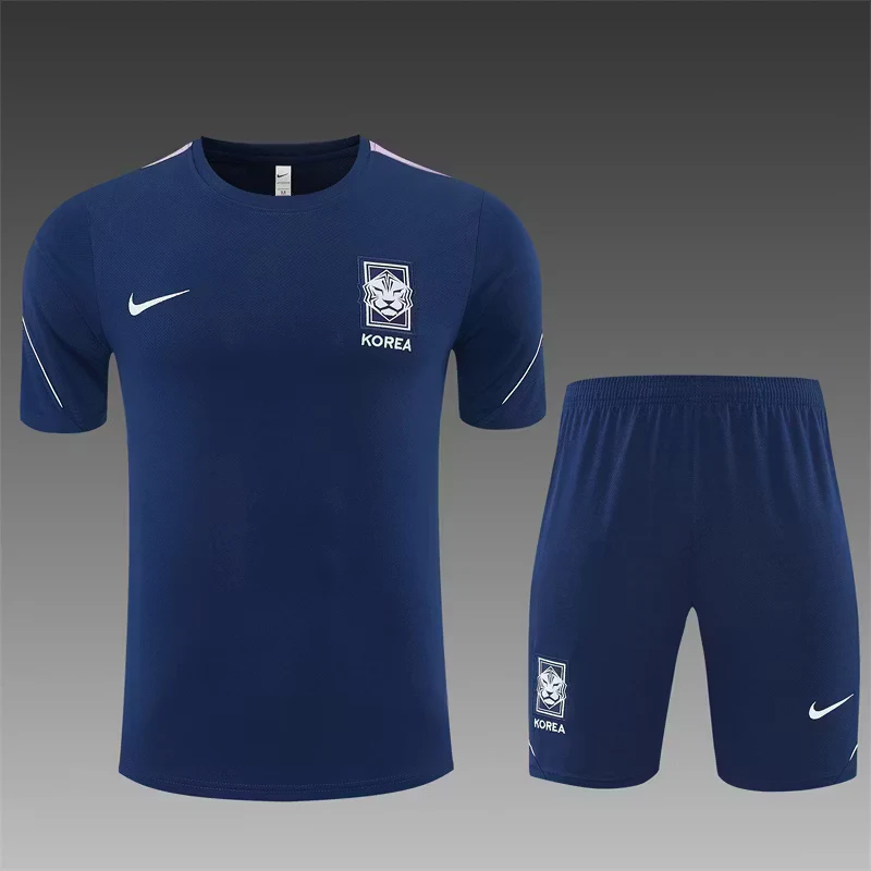 2026-27 South Korea Royal Blue Short-Sleeve Training Jersey view 15