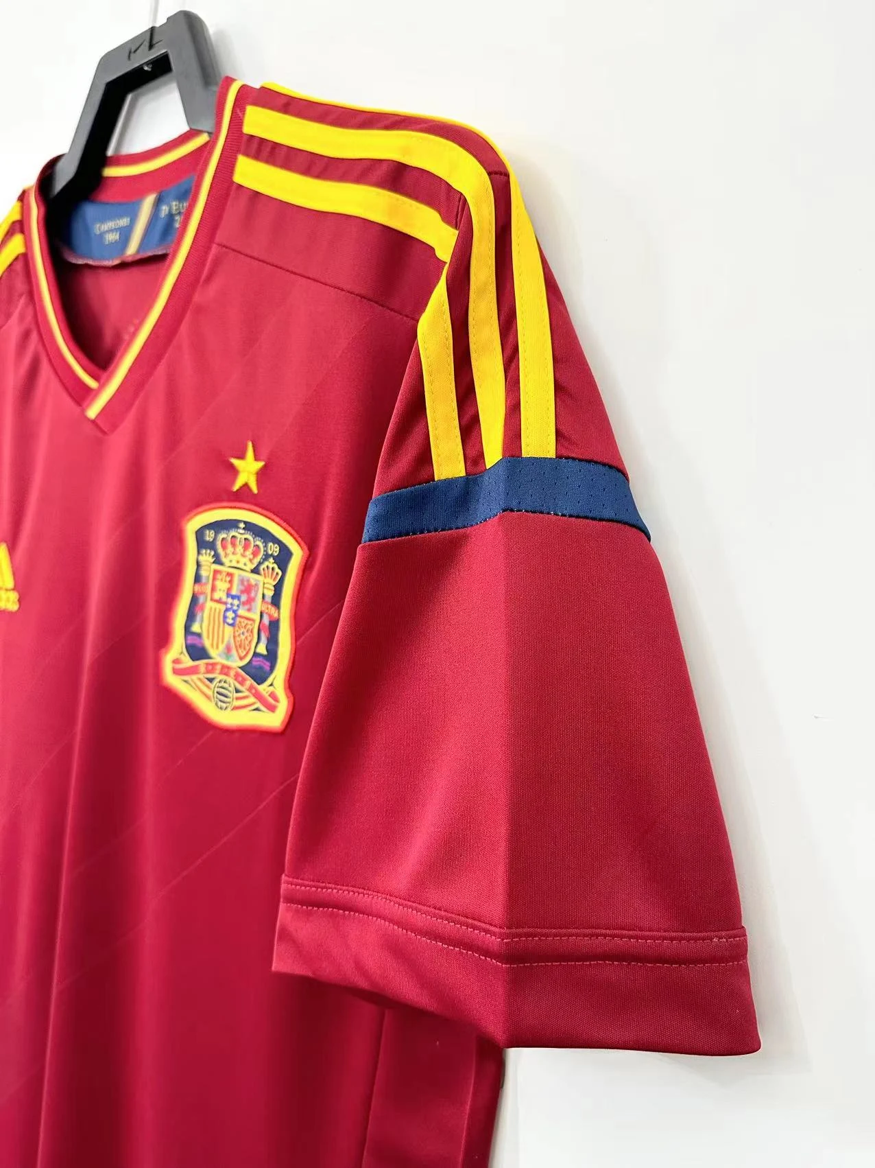 2012 Spain Home Retro Jersey view 12