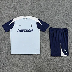 2025-26 Tottenham Hotspur grey short-sleeved training jersey view 13