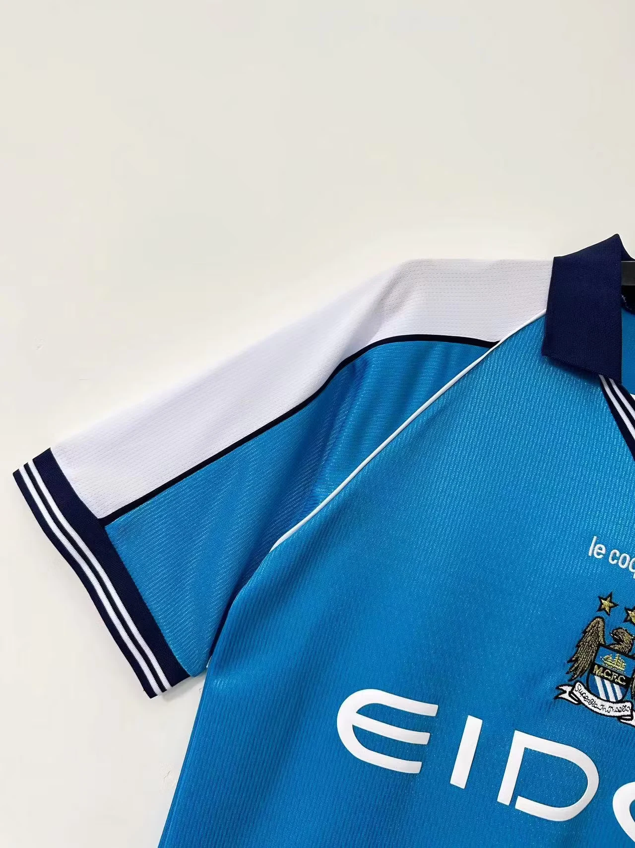1999-01 Manchester City home retro jersey view 6