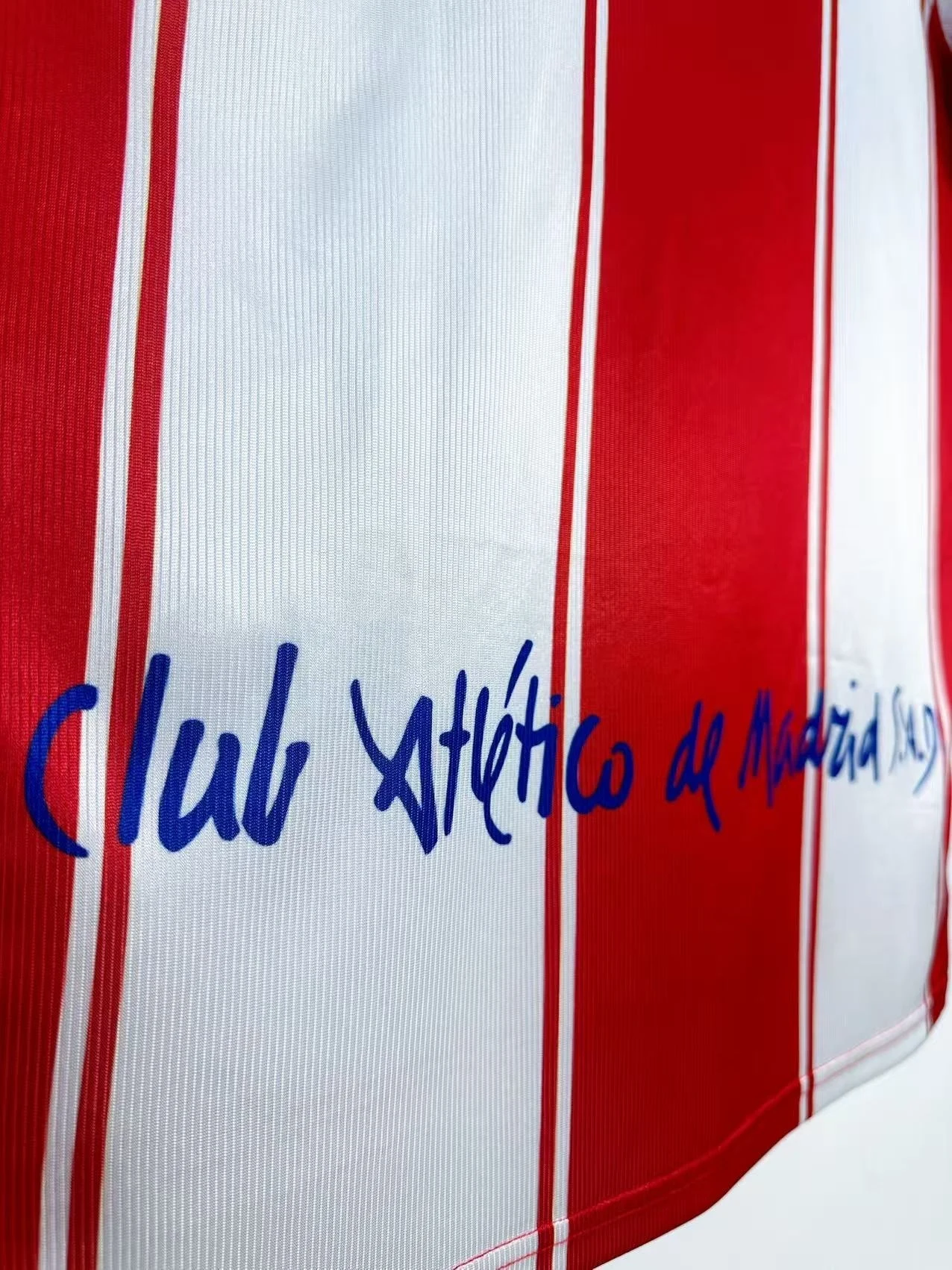 1999–00 Atlético Madrid Home Retro Jersey view 8