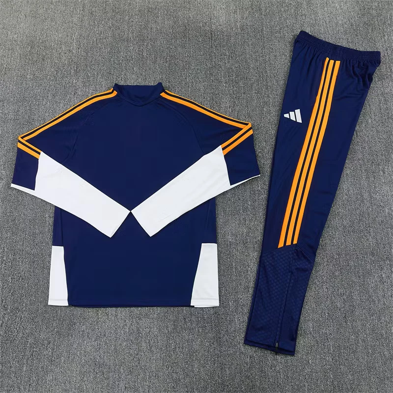 2026-27 Real Madrid Royal Blue Half-Zip Training Jersey view 20