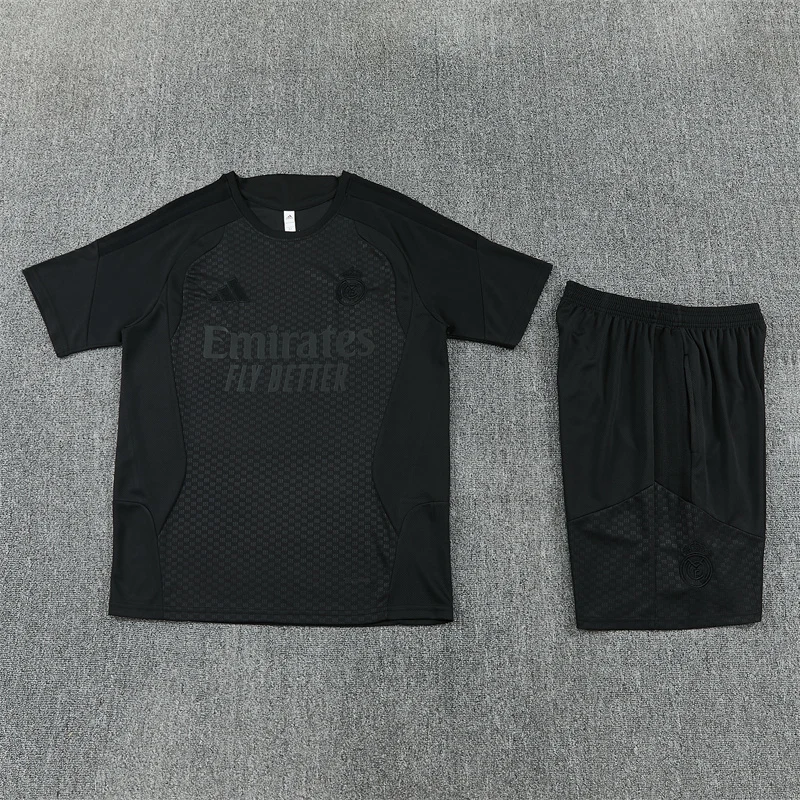2026-27 Real Madrid Black Short-Sleeve Training Jersey view 13