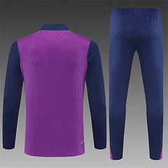 2025-26 Barcelona Purple Half-Dress Training Jersey view 2