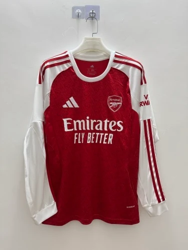 2025-26 Arsenal home long sleeve jersey.