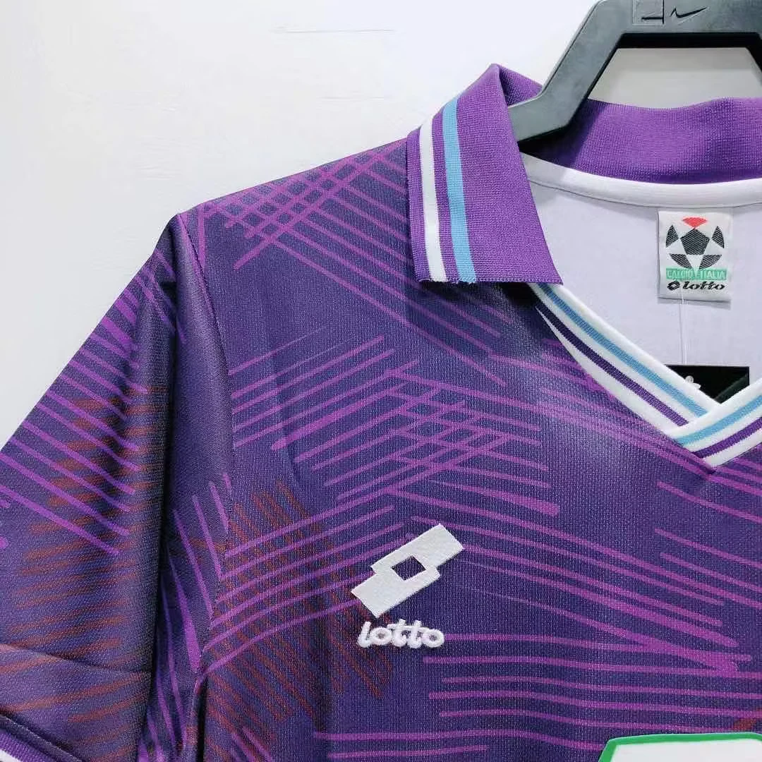 1992-93 Fiorentina home retro jersey view 9