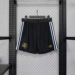 2025-26 Argentina Black Shorts Jersey - Player Edition view 6