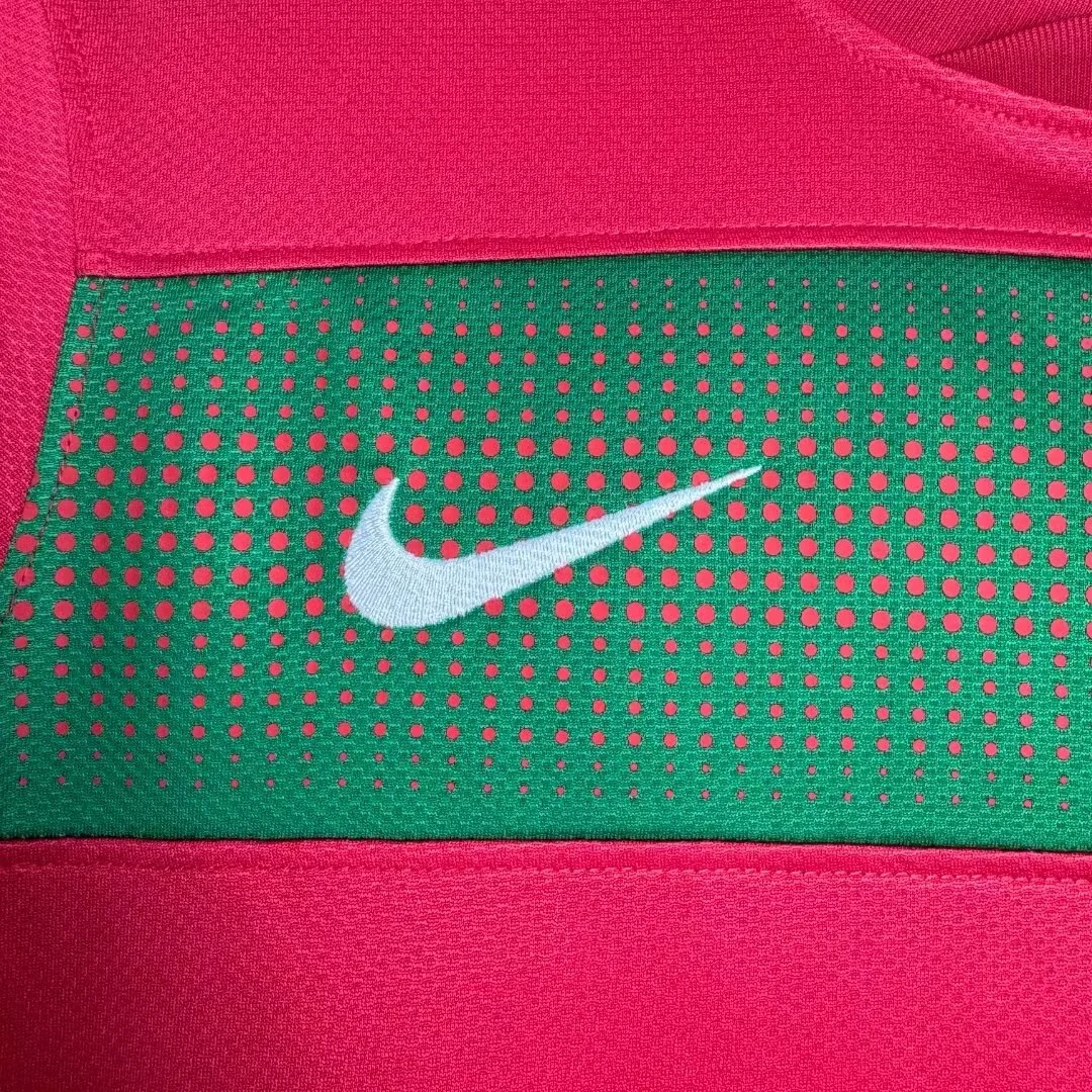 2010 Portugal Home Retro Jersey view 8