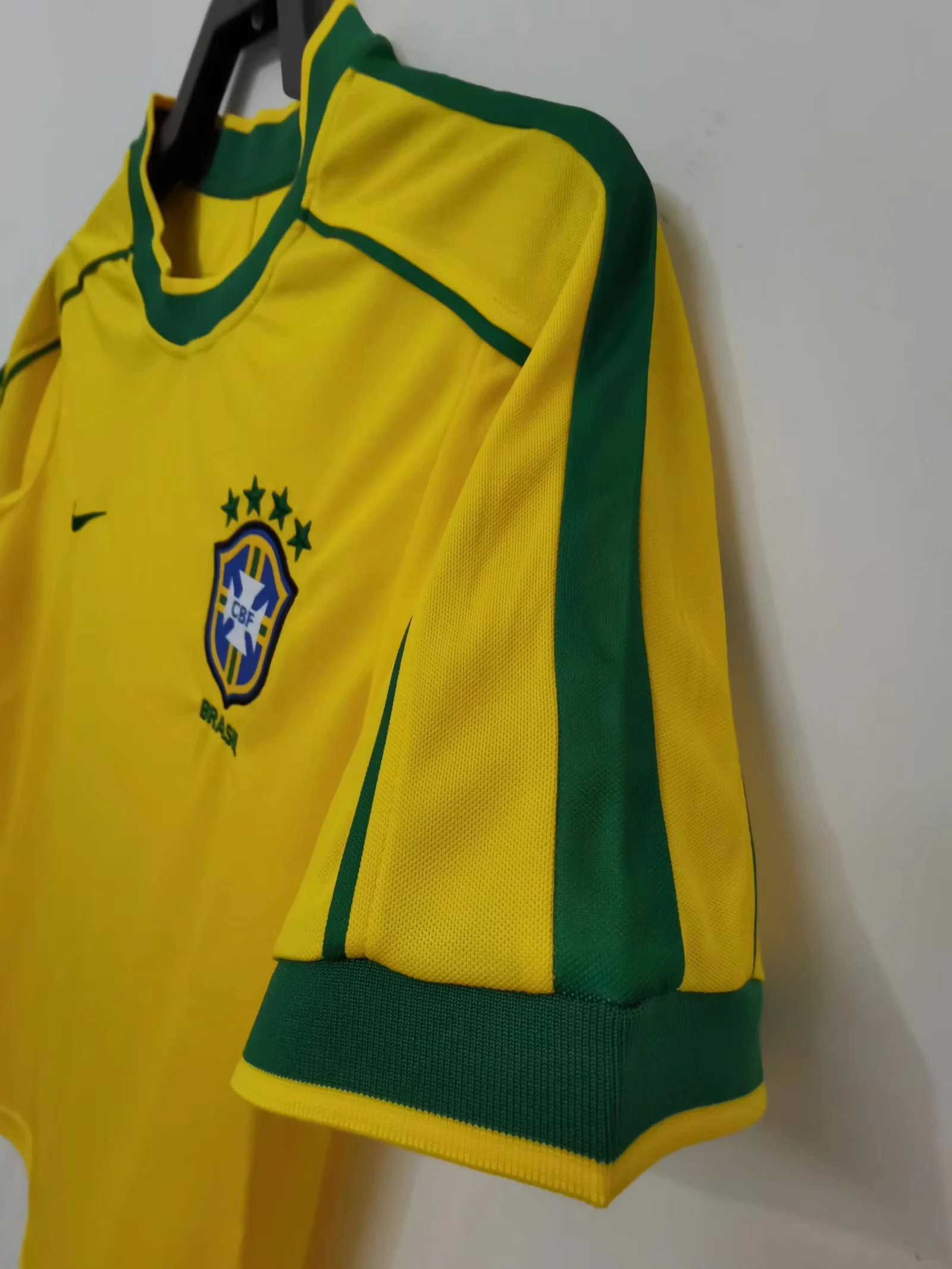 1998 Brazil Home Retro Jersey view 6