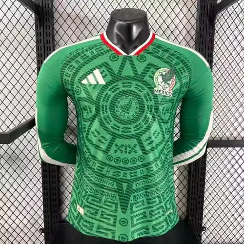 2026-27 Mexico Home Long-Sleeve Jersey - Player Version