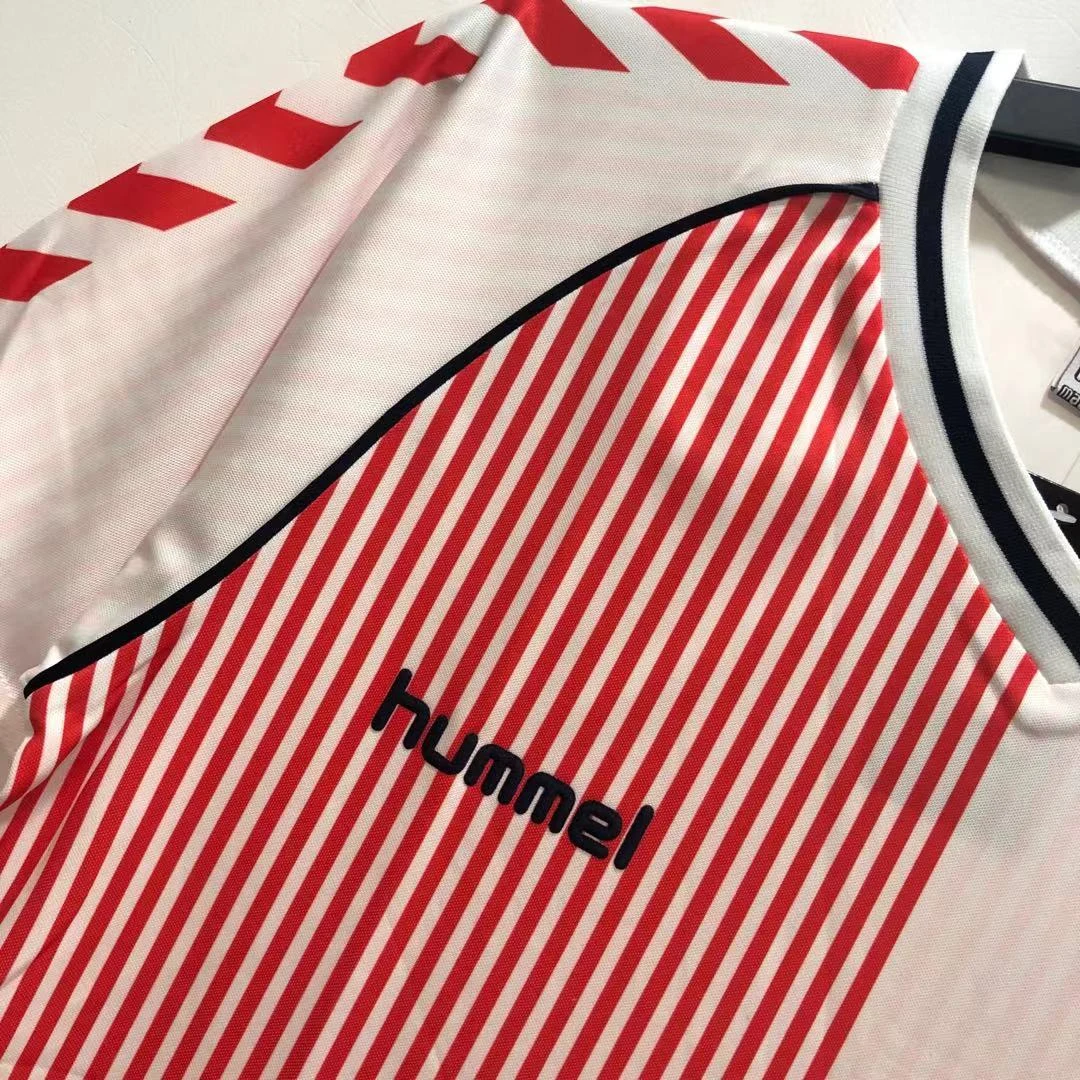 1986 Denmark Away Retro Jersey view 9