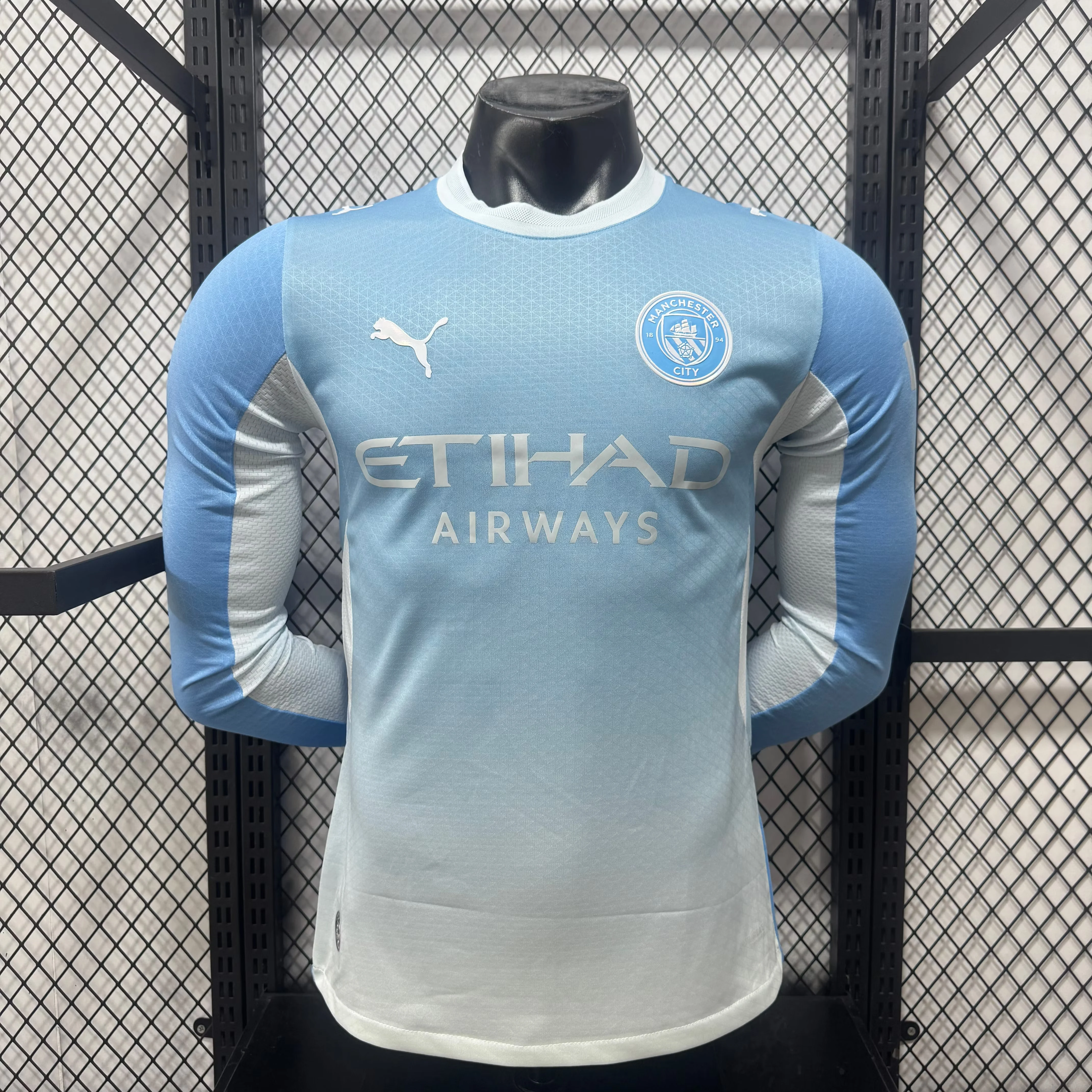 2026-27 Manchester City Home Long-Sleeve Jersey - Player Edition