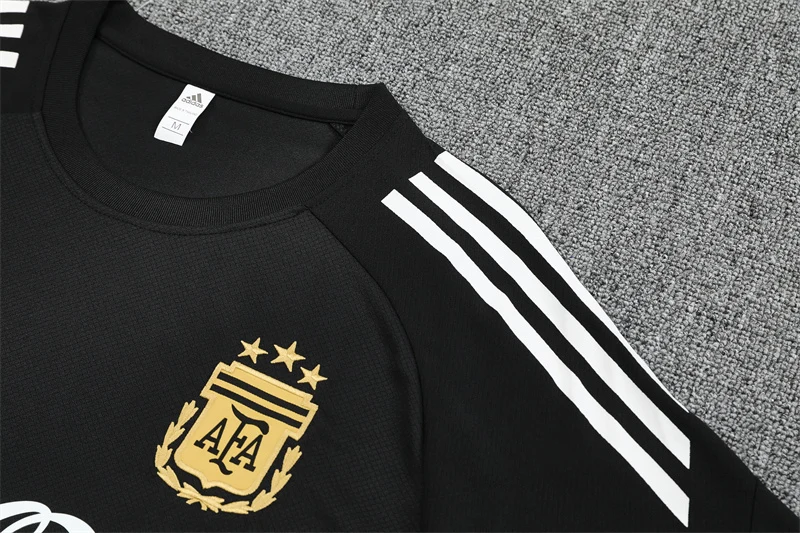 2025-26 Argentina Black Short-Sleeve Training Jersey view 6