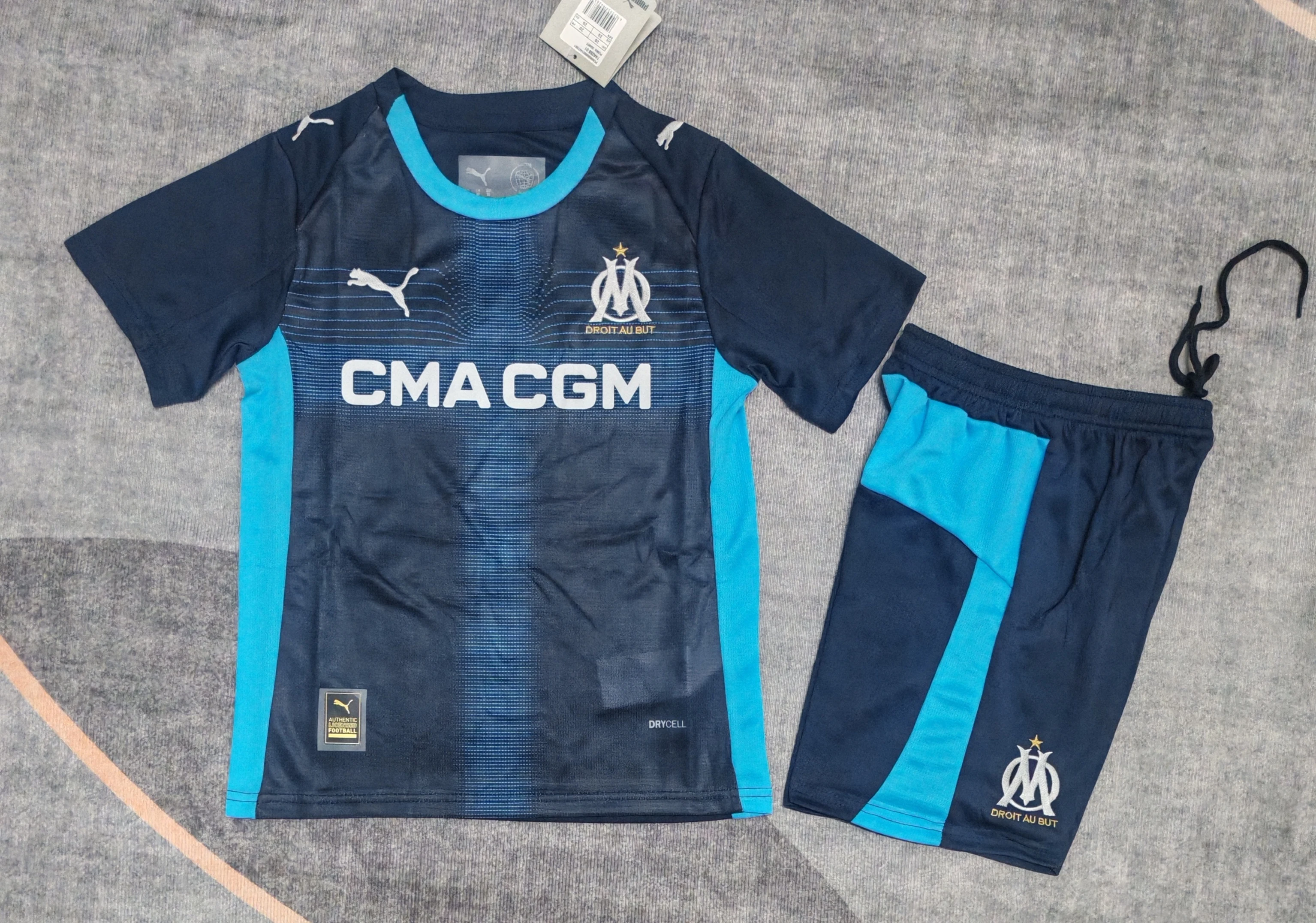 2025-26 Marseille Away Kit – Kids'