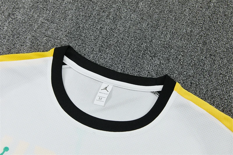 2026-27 Brazil Jordan White Short-Sleeve Training Jersey view 6