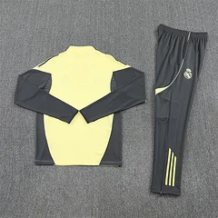 2025-26 Real Madrid Yellow Half-Pull Training Jersey view 14