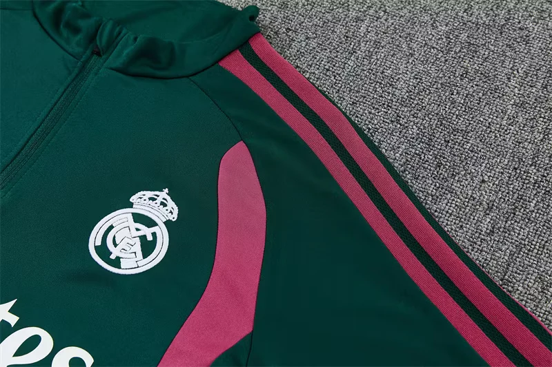 2026-27 Real Madrid Dark Green Half-Zip Training Jersey view 12