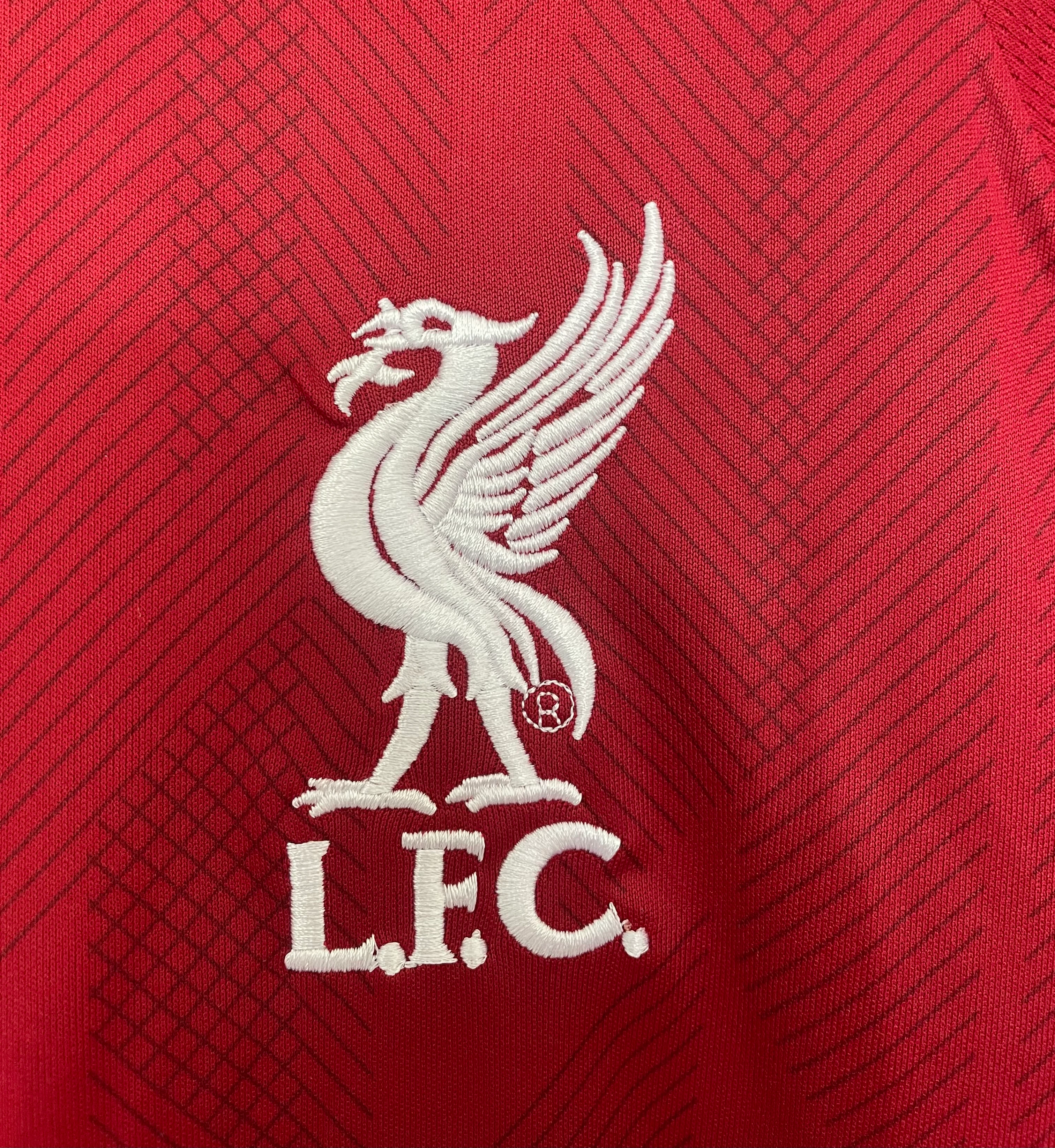 2018-19 Liverpool Home Retro Jersey view 7