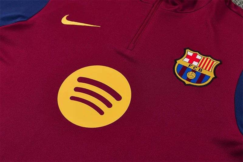 2026-27 Barcelona Red Half-Zip Training Jersey view 18