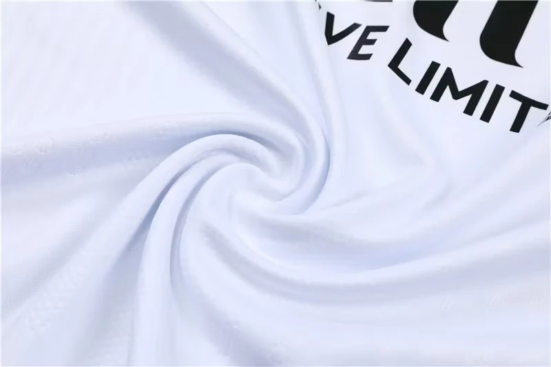 2021 Paris Jordan Pink and White Half-Dress Training Jersey view 9