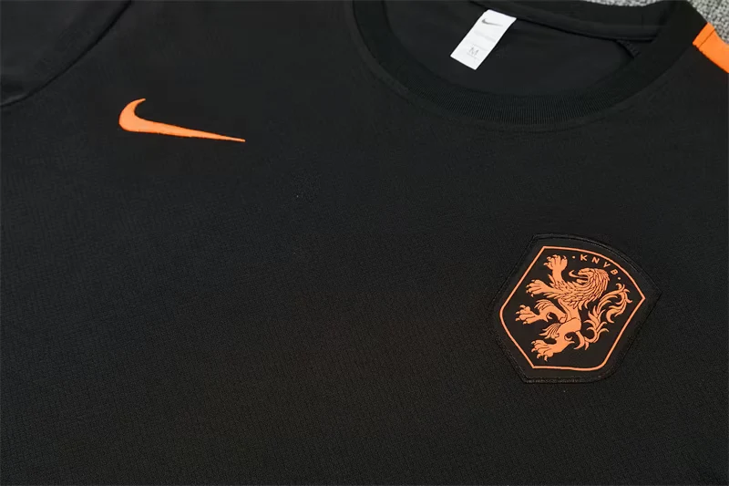 2026-27 Netherlands Black Short-Sleeve Training Jersey view 6