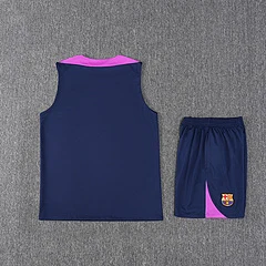 2025-26 Barcelona vest training jersey view 3