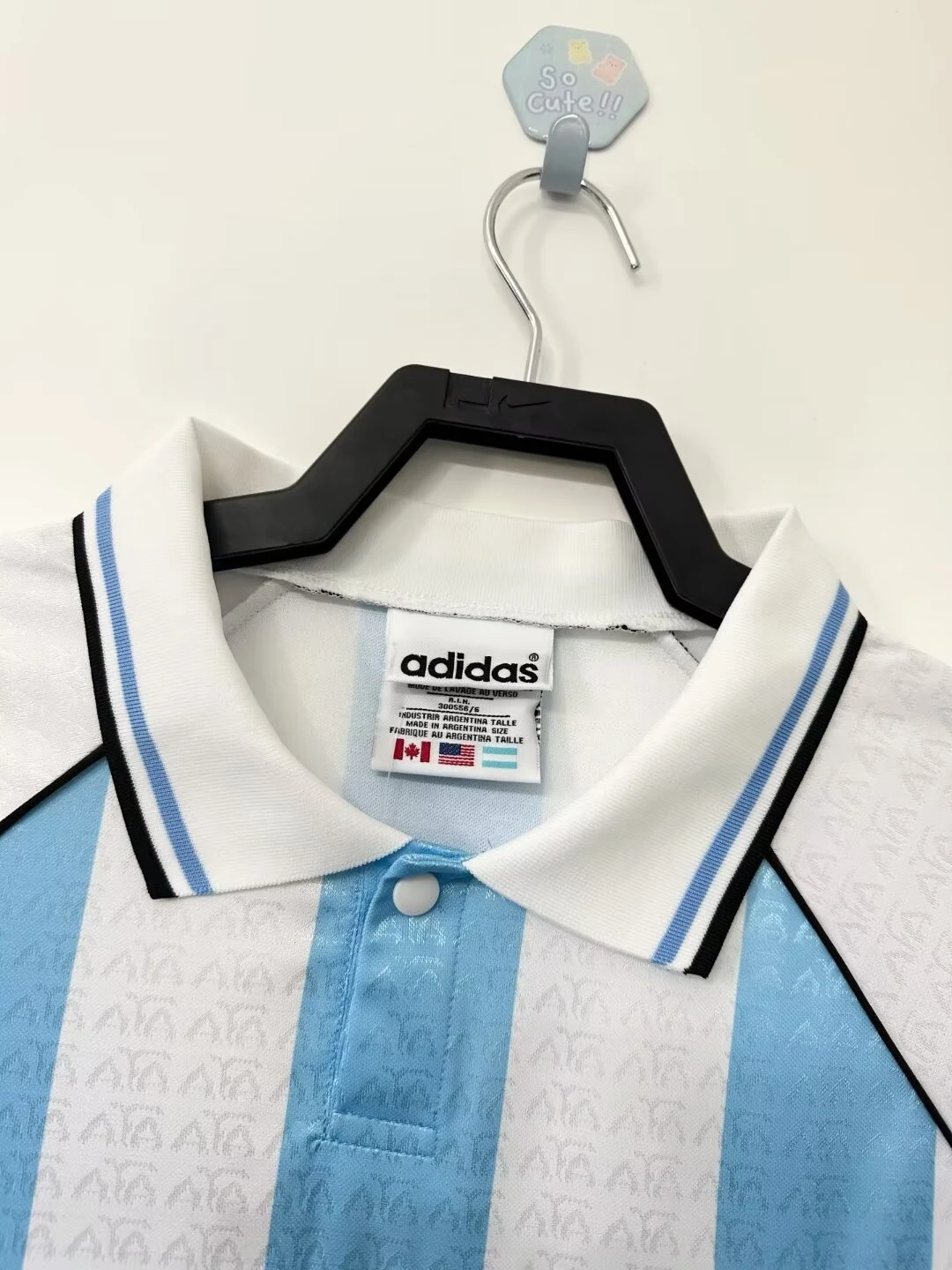 1996-97 Argentina Home Retro Jersey view 10