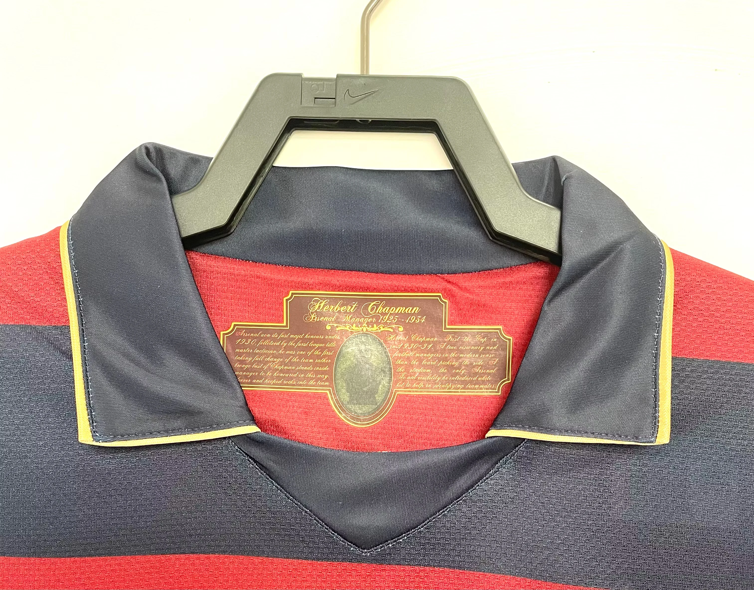 2007-08 Arsenal Second Away Retro Jersey view 5