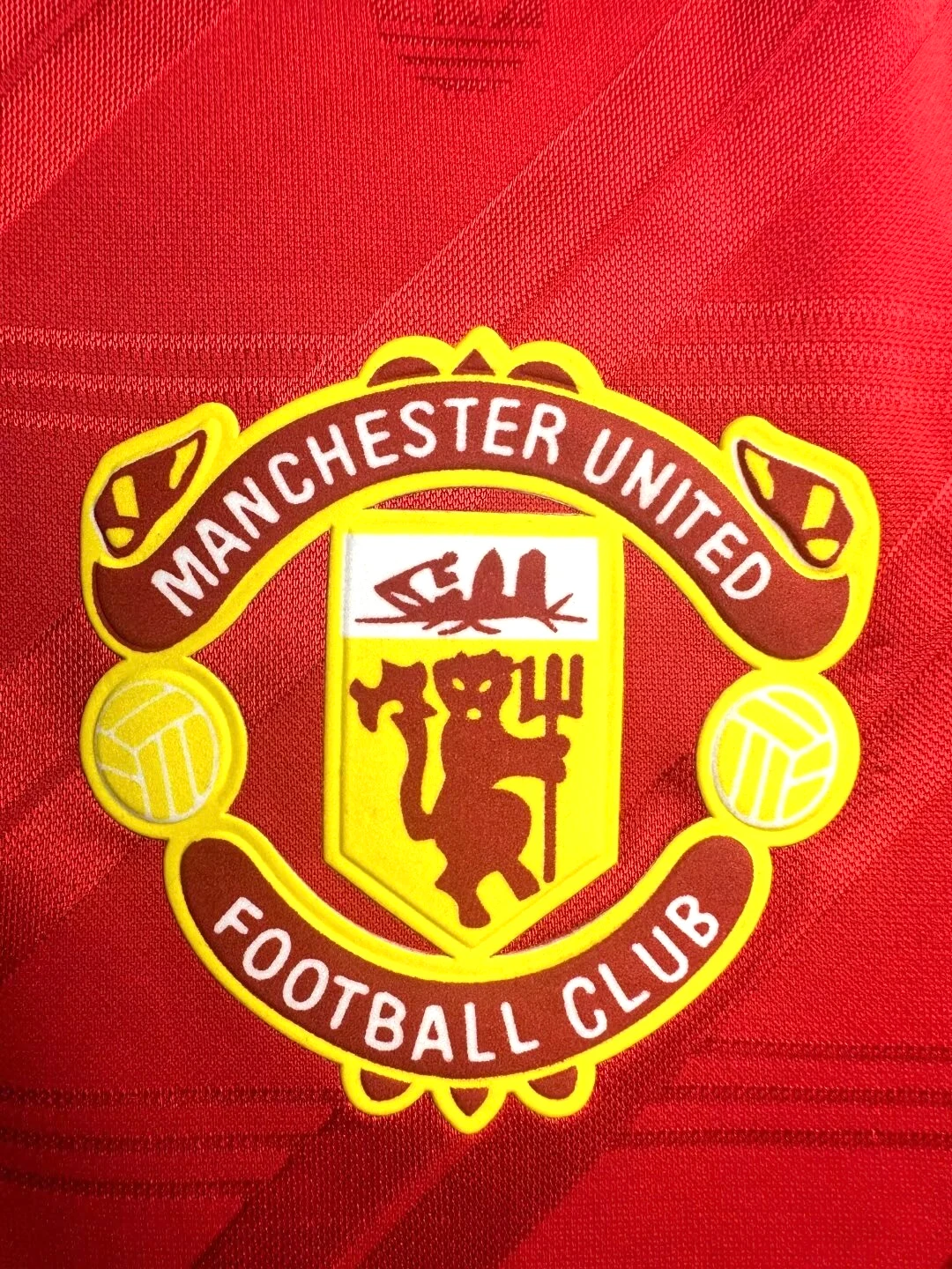 1986-88 Manchester United Home Retro Shirt view 5