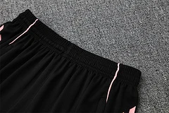 2025-26 Real Madrid black and pink short-sleeved training jersey view 7