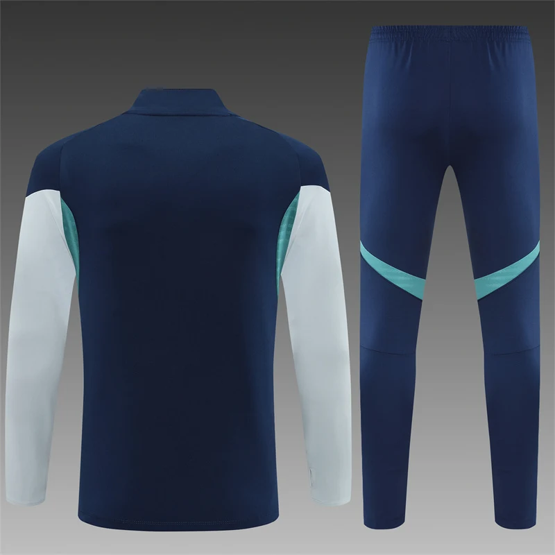 2025-26 Arsenal Royal Blue Half-Zip Training Jersey view 2