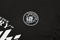 2025-26 Manchester City black short-sleeved training jersey view 13